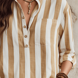 Desert Stripe Effortless Blouse
