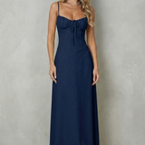 Selena – Soft corset charm – Sleeveless flowing maxi dress