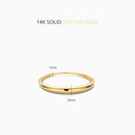 ANILLO FINO BOMBÉ | ORO