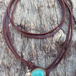 COLLAR VINTAGE TURQUESA PERLA MULTI-RANGS