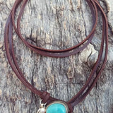 COLLAR VINTAGE TURQUESA PERLA MULTI-RANGS