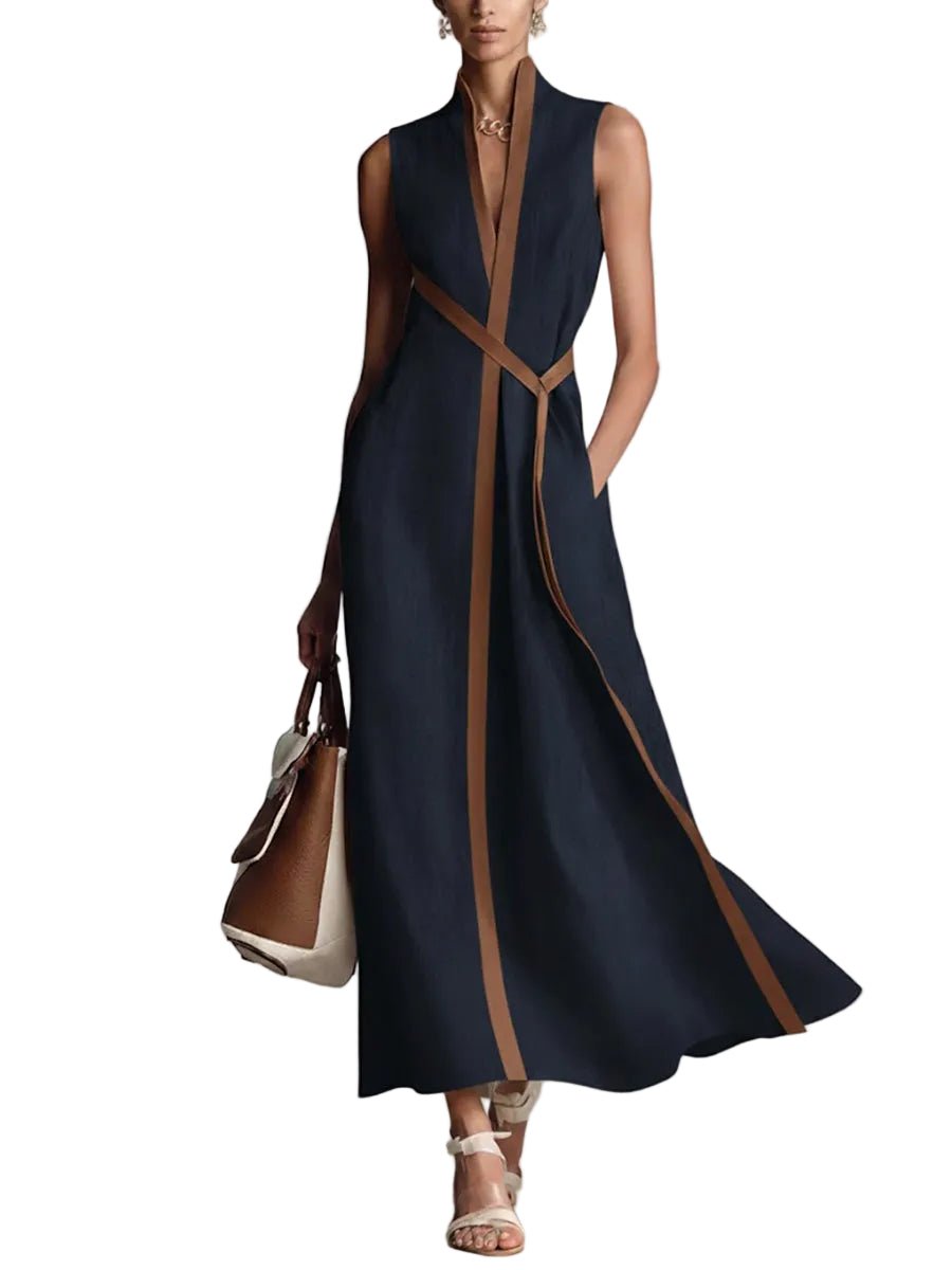 VESTIDO DE LINO LIGERO Y ELEGANTE - VALERINA MARBELLA