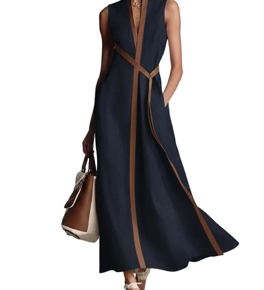 VESTIDO DE LINO LIGERO Y ELEGANTE - VALERINA MARBELLA