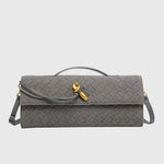 CLUTCH TRENZADO DE ANTE DE LUJO - VALERINA MARBELLA