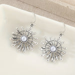 PENDIENTES ELEGANTE BOHEMIO SOLEIL RAYONNANT PERLA GOTA