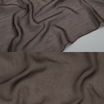 Chocolate Brown Semi-Sheer Chiffon Button-Front Jumpsuit