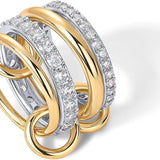 ANILLOS ENTRELACÉ APILABLE | ORO