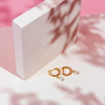PENDIENTES BARRETTE GOTA | ORO