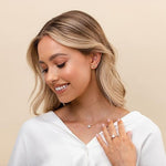 COLLAR AURORA CRISTAL | ORO