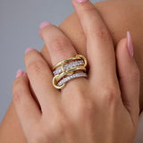ANILLOS ENTRELACÉ APILABLE | ORO