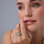 ANILLOS ENTRELACÉ APILABLE | ORO