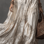 VESTIDO MAXI ESTAMPADO DE INSPIRACIÓN ARTÍSTICA - VALERINA MARBELLA