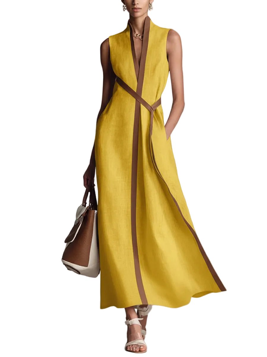 VESTIDO DE LINO LIGERO Y ELEGANTE - VALERINA MARBELLA