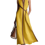 VESTIDO DE LINO LIGERO Y ELEGANTE - VALERINA MARBELLA