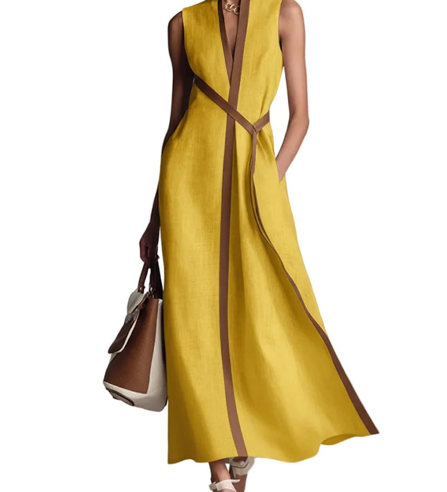 VESTIDO DE LINO LIGERO Y ELEGANTE - VALERINA MARBELLA