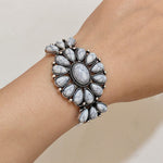 PULSERA VINTAGE BOHEMIO RÉTRO ETHNIQUE TURQUESA