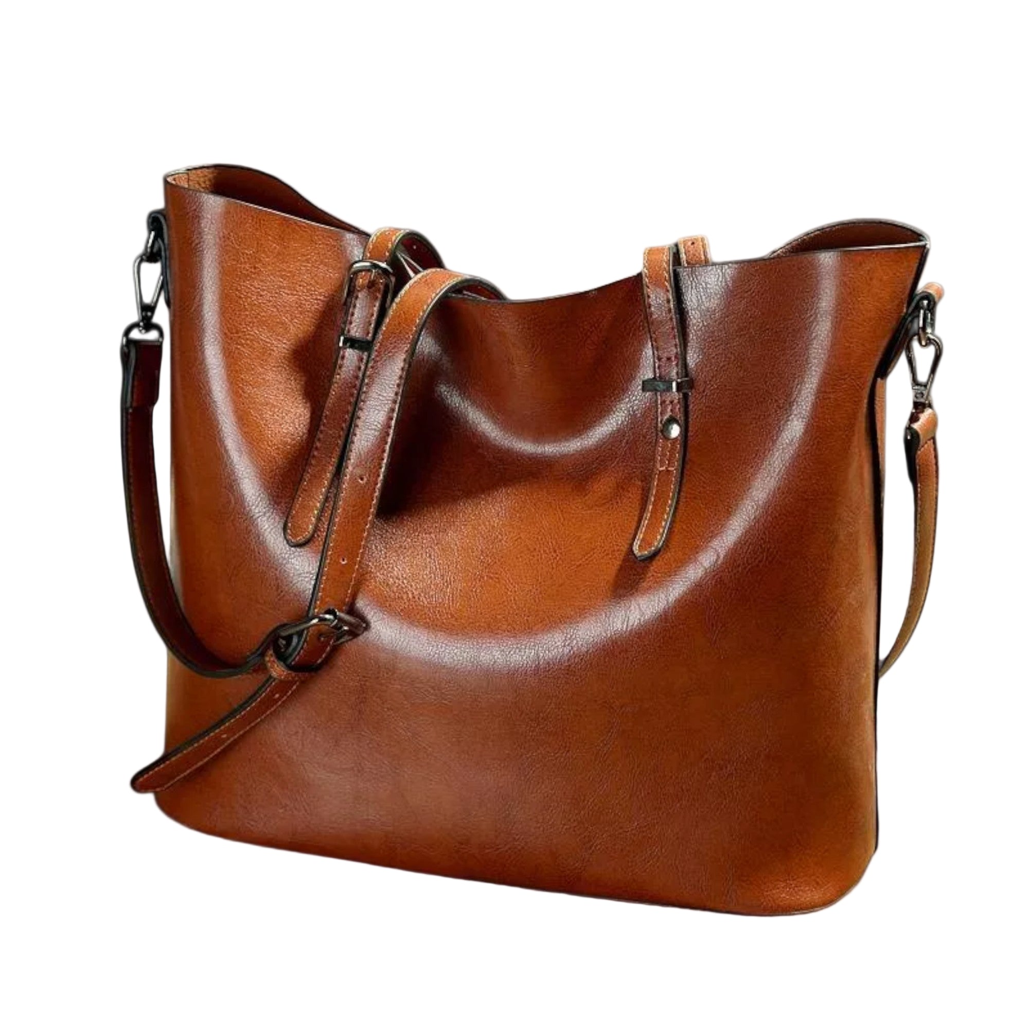 BOLSO DE HOMBRO DE CUERO ATEMPORAL CON ESTILO CLÁSICO - VALERINA MARBELLA