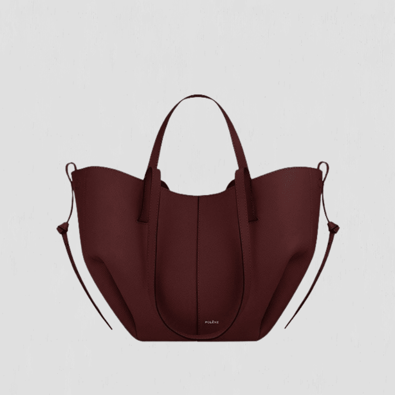 BOLSO SHOPPER ESTRUCTURADO CON ELEGANTES DETALLES FRUNCIDOS - VALERINA MARBELLA