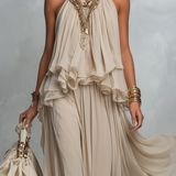Ethereal Layered Halter Bohemian Set