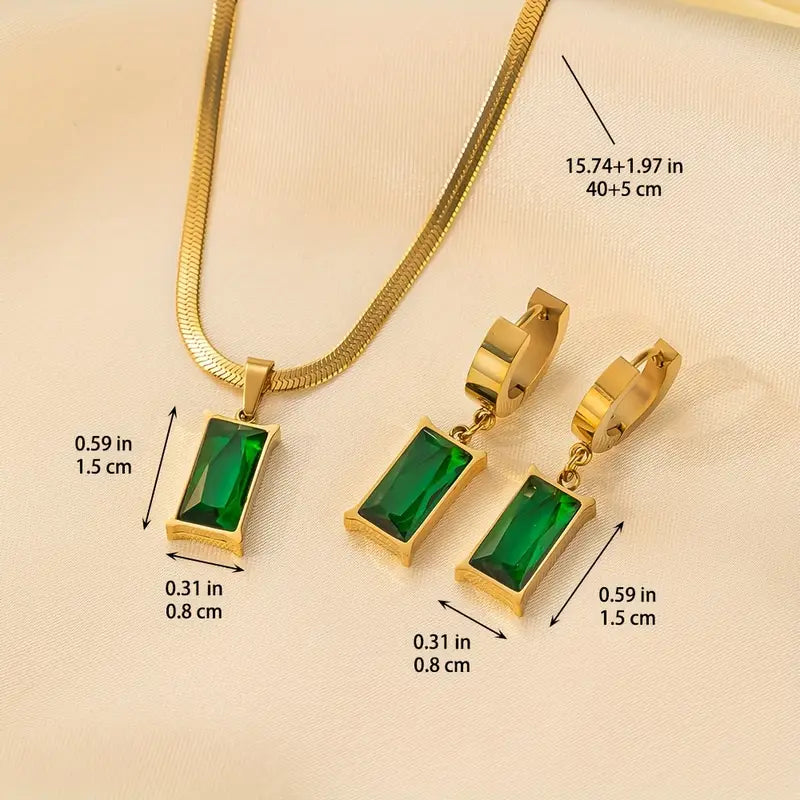 CONJUNTO ISELOTTE VERDAIN JOYAS | ORO
