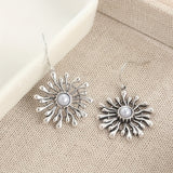 PENDIENTES ELEGANTE BOHEMIO SOLEIL RAYONNANT PERLA GOTA