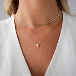 COLLAR HALO SUPERPUESTO | ORO