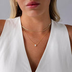 COLLAR HALO SUPERPUESTO | ORO