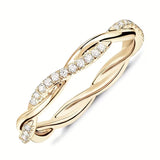 ANILLO DOS ESTILO ACENTO | ORO