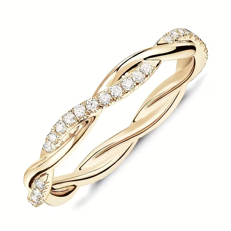 ANILLO DOS ESTILO ACENTO | ORO