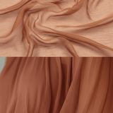 VESTIDO MINI DE GASA TRANSPARENTE ROJO - VALERINA MARBELLA