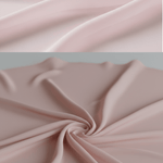 VESTIDO MINI DE GASA ROSA BLUSH CON DETALLES DE ENCAJE - VALERINA MARBELLA