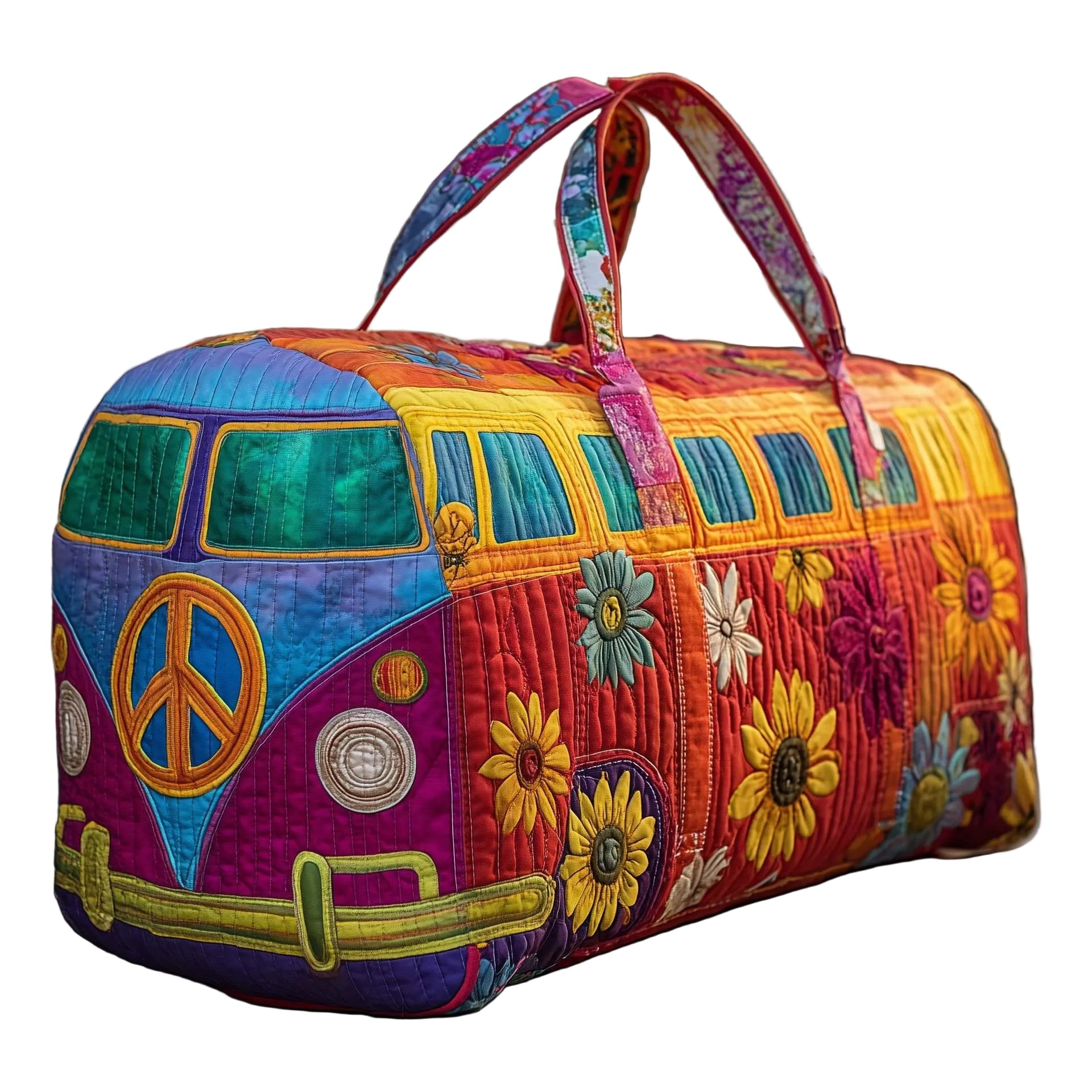 BOLSA DUFFLE ACOLCHADA CON ESTILO HIPPY VAN - VALERINA MARBELLA