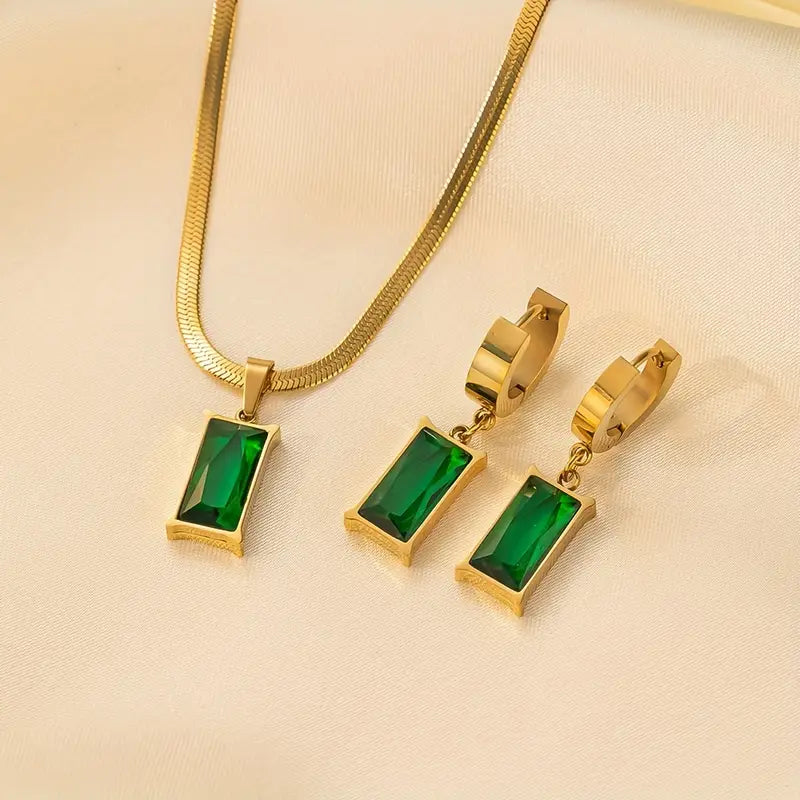 CONJUNTO ISELOTTE VERDAIN JOYAS | ORO