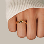 ANILLO ELYRA LISSE FLUIDE | ORO