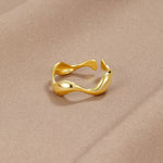 ANILLO ELYRA LISSE FLUIDE | ORO