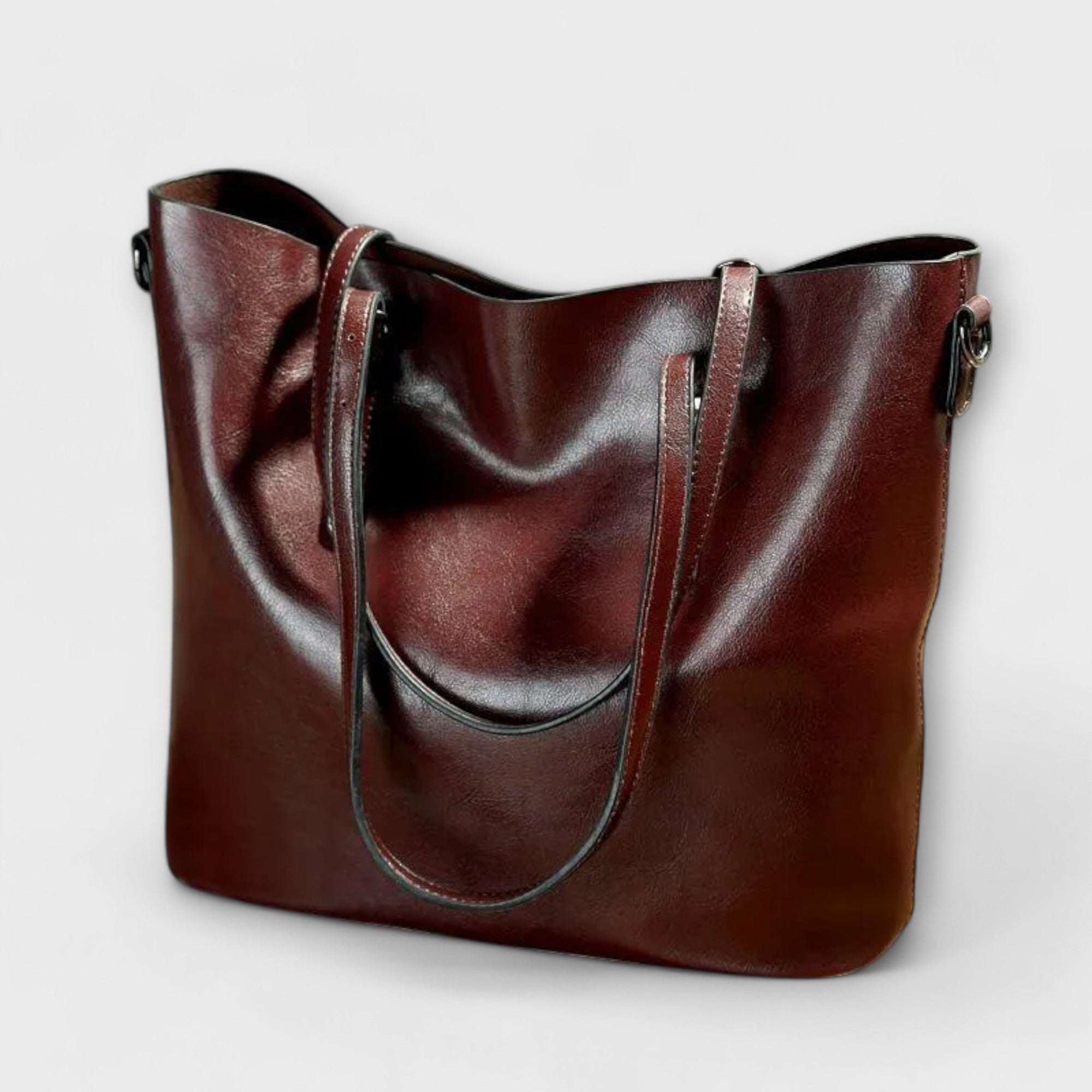BOLSO DE HOMBRO DE CUERO ATEMPORAL CON ESTILO CLÁSICO - VALERINA MARBELLA