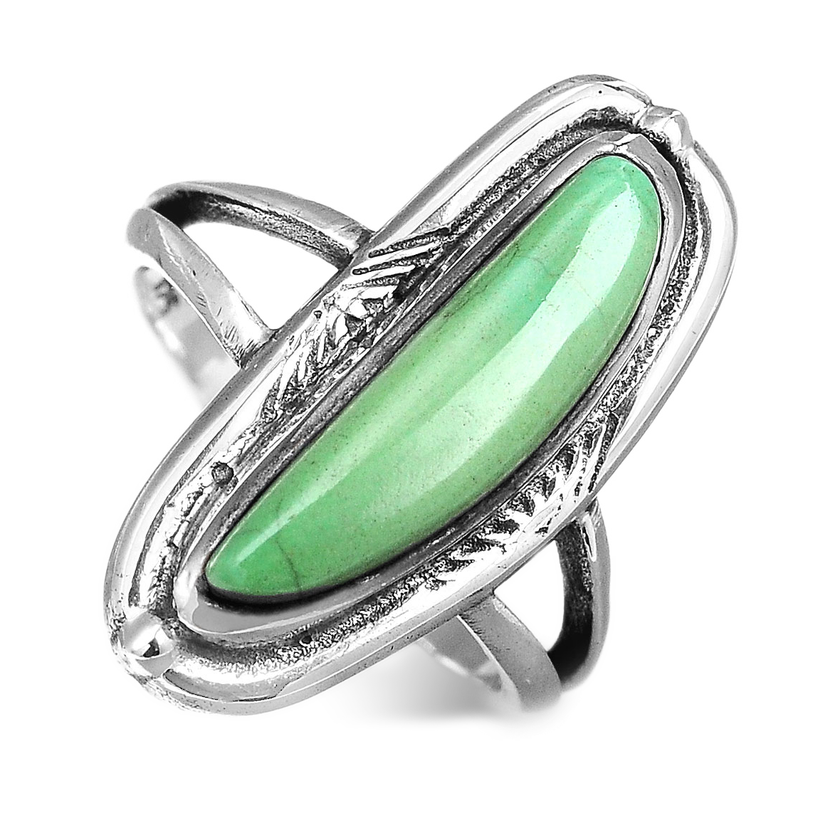 ANILLO SUD-OUEST AMÉRICAIN STYLE AUTHENTIQUE TURQUESA STERLING PLATA