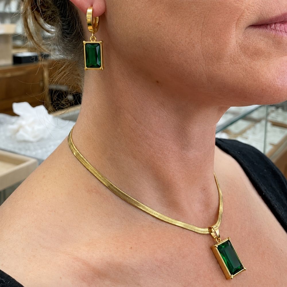 CONJUNTO ISELOTTE VERDAIN JOYAS