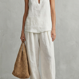 Alvéra – Relaxed linen allure – Top and trouser set