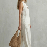 Alvéra – Relaxed linen allure – Top and trouser set