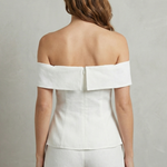Alvienne – Off shoulder peplum elegance – Two piece set