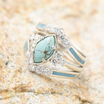 ANILLO VINTAGE AZUL PIERRE