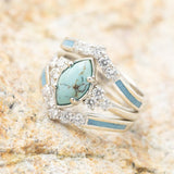 ANILLO VINTAGE AZUL PIERRE