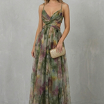 Aurellia – Watercolour romance – Sleeveless maxi dress