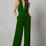 Aurora – Backless Halter Jumpsuit – Bold Summer Glamour