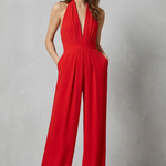 Aurora – Backless Halter Jumpsuit – Bold Summer Glamour