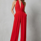 Aurora – Backless Halter Jumpsuit – Bold Summer Glamour