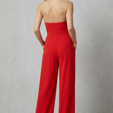 Aurora – Backless Halter Jumpsuit – Bold Summer Glamour
