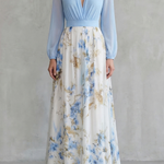 Avelisse – Romantic flow – Floral maxi dress