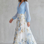 Avelisse – Romantic flow – Floral maxi dress